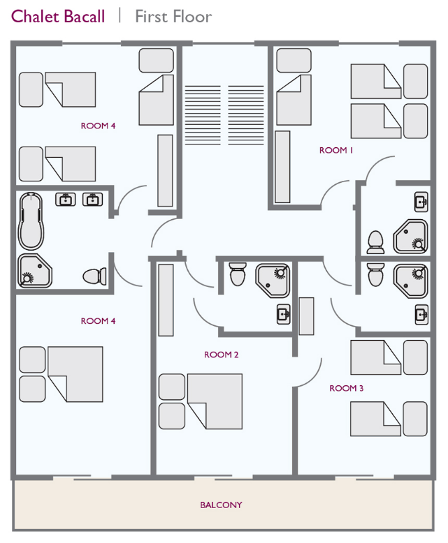 Chalet Bacall (Family) Les Gets Floor Plan 2